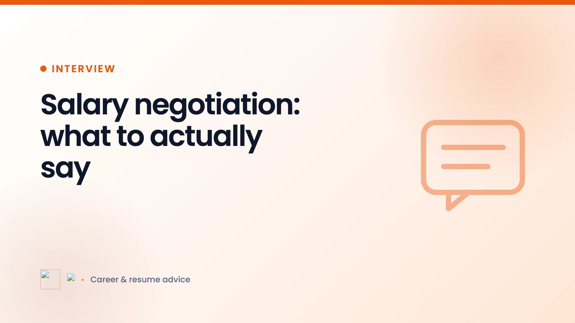 Salary negotiation: what to actually say