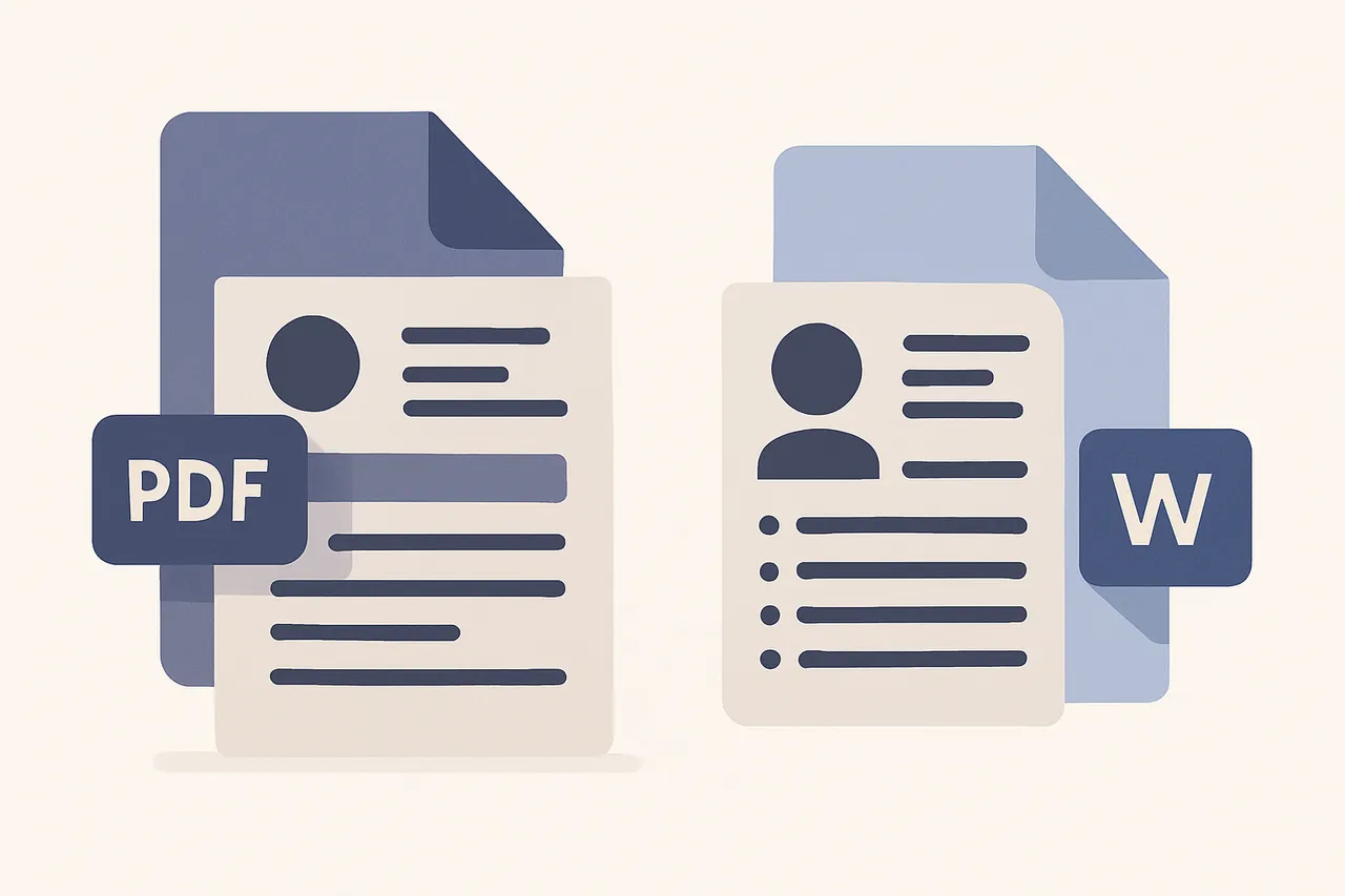 Choosing the Best Resume File Format: PDF vs. Word