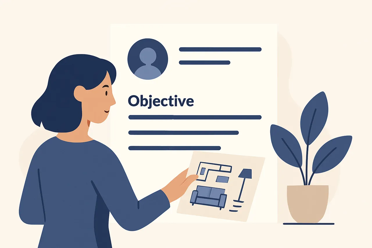 Interior Designer Resume Objective Examples for All Levels